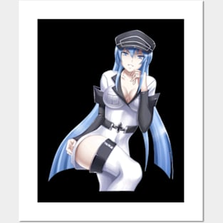 Esdeath Akame Ga Kill Posters and Art